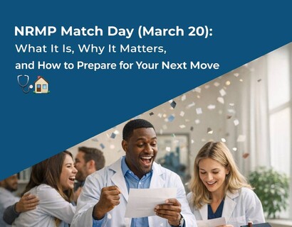 NRMP Match Day (March 20): What ? Why? How to Prepare for Your Next Move 🩺🏠