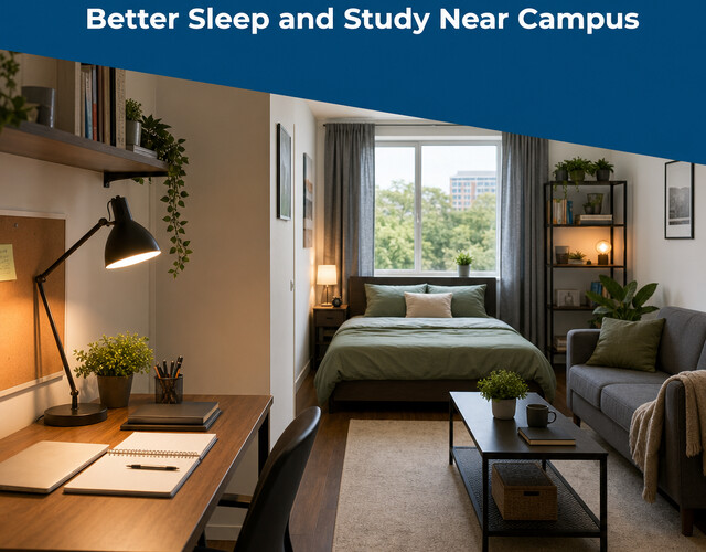 Setting Up a One-Bedroom Flat for Better Sleep and Study Near Campus