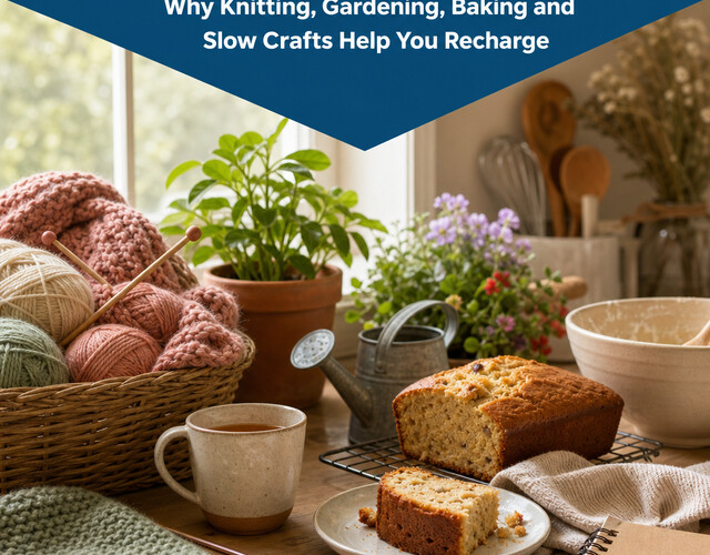 Grandma Hobbies for Medical Students: Why Knitting, Gardening, Baking and Slow Crafts Help You Recharge